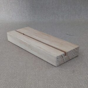 Tekstbordje houder hout