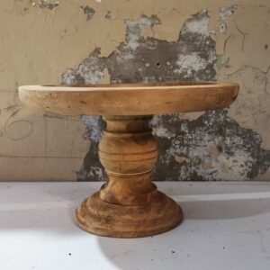 Taartschaal hout teak