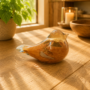Glasvogel bruin
